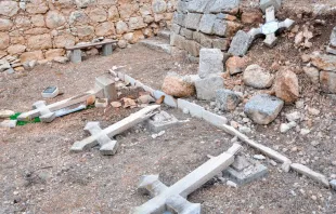 Tumbas profanas en el cementerio de Beit Jimal / Foto: Patriarcado Latino de Jerusalén 