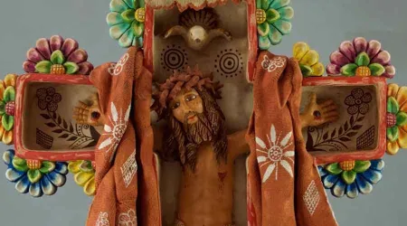 “La cruz en el arte popular”: Presentan exposición de obras religiosas artesanales [VIDEO]