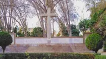 Cruz del Parque de Ribalta (Castellón, España). Crédito: Abogados Cristianos