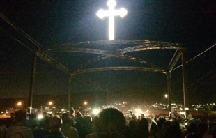 Cruz instalada en Alqosh / Foto: SOS Chru00e9tiens du00b4Orient 