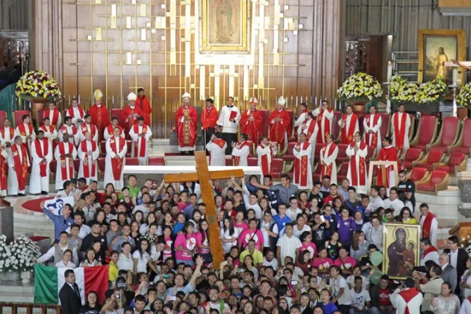 Cruz y Virgen de la JMJ llegaron a México para consolar y fortalecer a los jóvenes