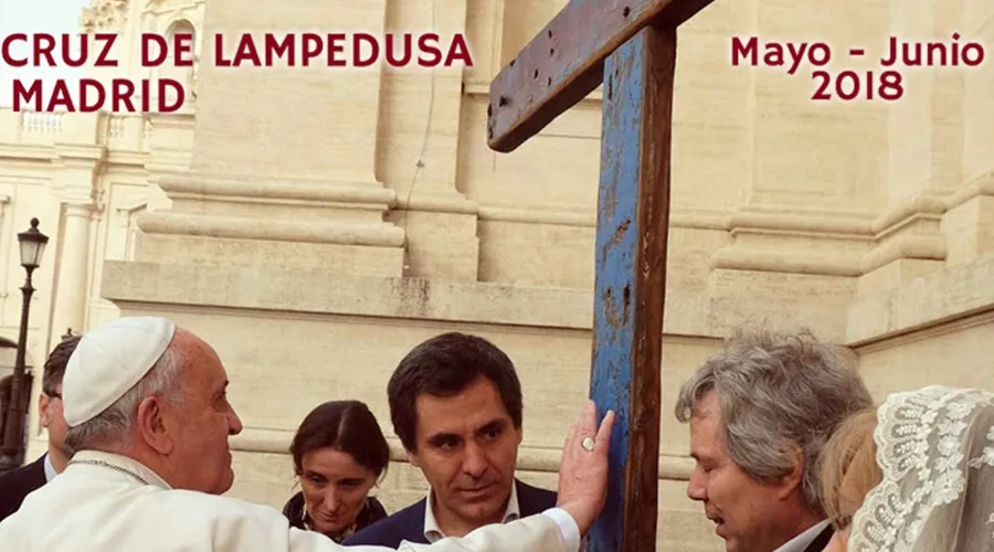 Cruz hecha de madera de pateras recorrerá Archidiócesis de Madrid