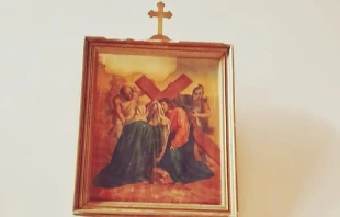 Cuadro recuperado. Cru00e9dito: Arquidiu00f3cesis de Cochabamba 