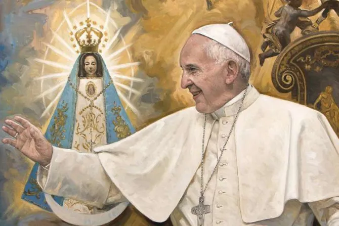 Papa Francisco pidió el abrazo de la Virgen de Luján para seguir caminando