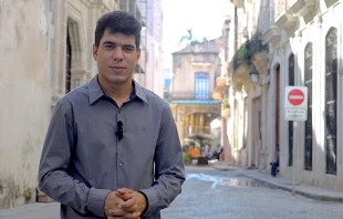 Adriu00e1n Martu00ednez Cu00e1diz, corresponsal de EWTN. Cru00e9dito: EWTN Noticias 