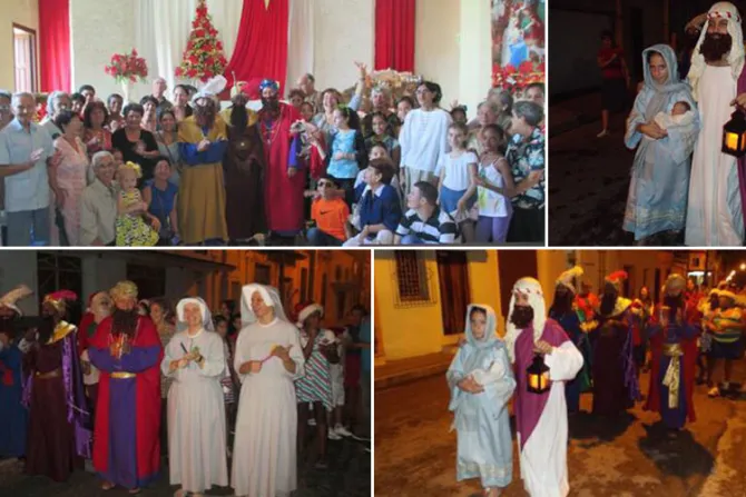 Fieles cubanos celebran por tercer año “cabalgata navideña” en Camagüey