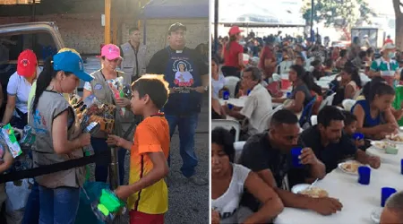 Diócesis de Cúcuta ofrece alimento a más de 6.000 migrantes venezolanos por Navidad