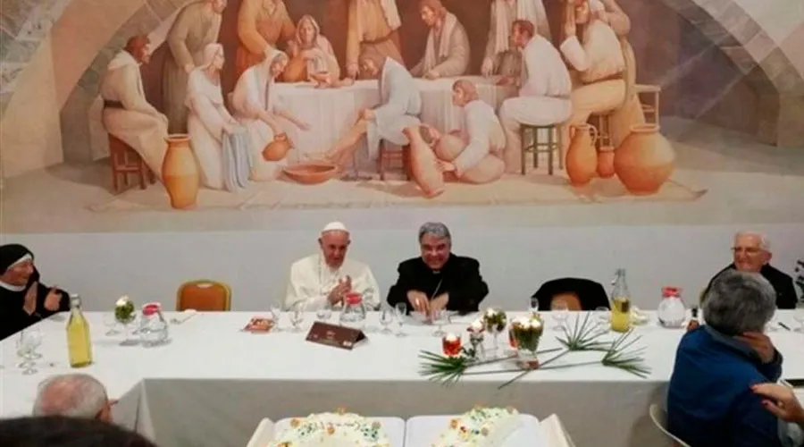 El Papa junto con Mons. Marcello Semeraro. Foto: Diócesis de Albano?w=200&h=150