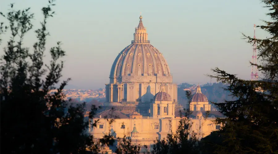 Imagen referencial. Cúpula de la Basílica de San Pedro del Vaticano. Foto: Daniel Ibáñez / ACI Prensa