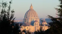 Cúpula de la Basílica de San Pedro en el Vaticano. (Imagen referencial). Foto: Daniel Ibáñez / ACI Prensa
