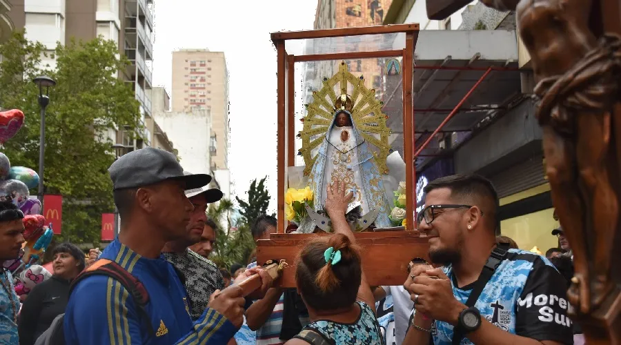 Peregrinación de los Hogares de Cristo en Mar del Plata. Crédito: La Voz de San José?w=200&h=150