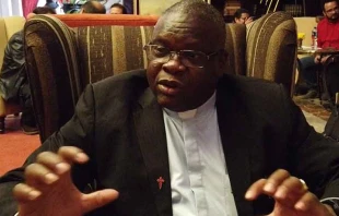 P. Cyriaque Mounkoro. Cru00e9dito: David Ramos / ACI Prensa. 