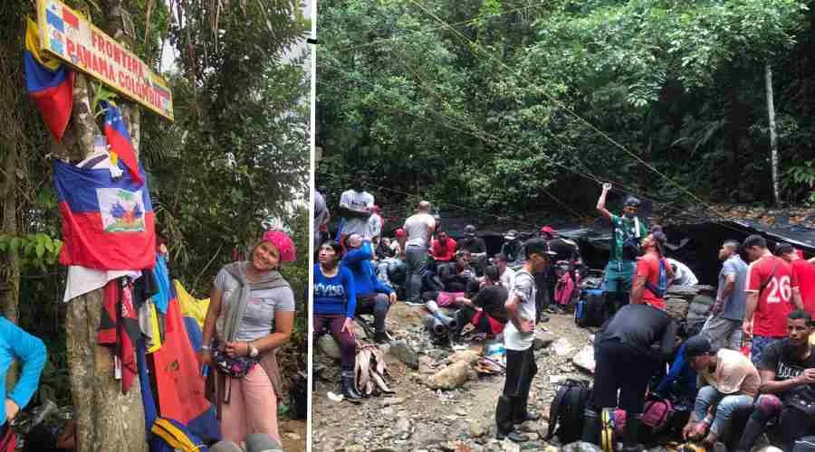 Migrante venezolana agradece a Dios tras cruzar una de las selvas más peligrosas del mundo