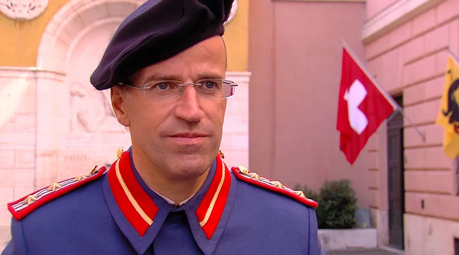 Daniel Rudolf Anrig, Comandante de la Guardia Suiza. Foto: Andreas Dueren / ACI Prensa?w=200&h=150