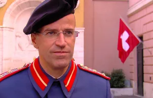 Daniel Rudolf Anrig, Comandante de la Guardia Suiza. Foto: Andreas Dueren / ACI Prensa 