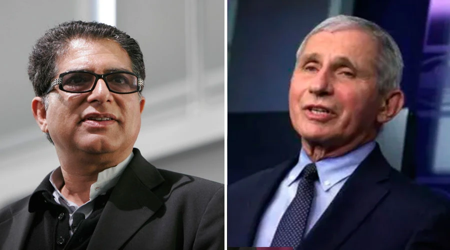 Deepak Chopra. Cru00e9dito: Flickr Maildelba (CC BY-SA 2.0) / Dr. Anthony Fauci. Cru00e9dito: The White House?w=200&h=150
