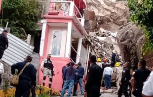 Derrumbe del cerro Chiquihuite en Estado de Mu00e9xico. Cru00e9dito: Guardia Nacional. 