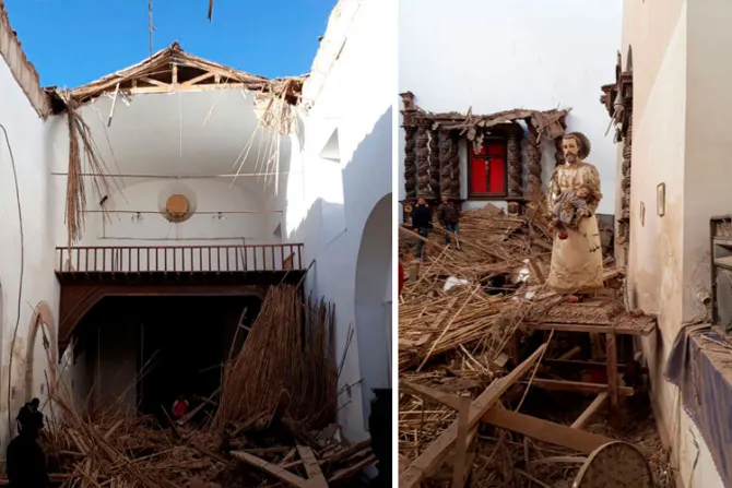 Bolivia: Presentan ley de emergencia para reconstruir techo de antigua iglesia