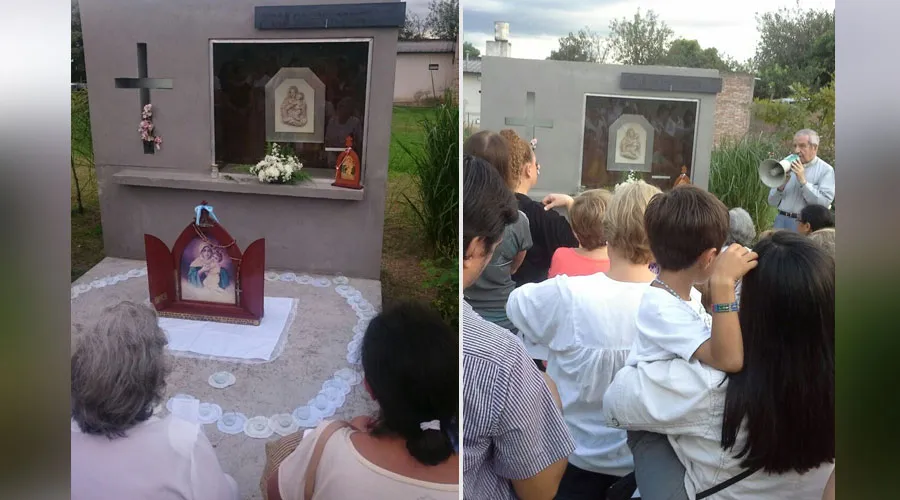Desagravio por profanación ermita de la Virgen María / Foto: P. Guillermo Cassone?w=200&h=150