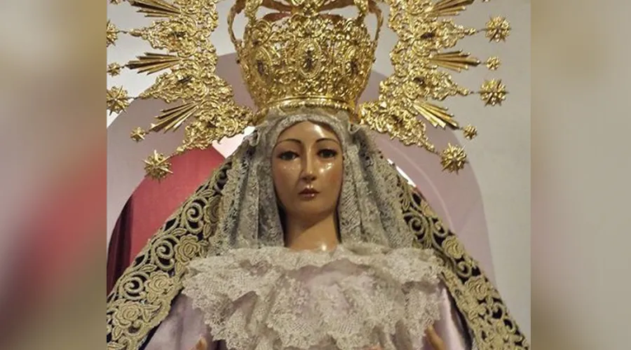 Virgen de los Desamparados de la iglesia del Real convento de San Francisco, de Vélez-Málaga. Foto: Cofradía del Huerto y Desamparados. ?w=200&h=150