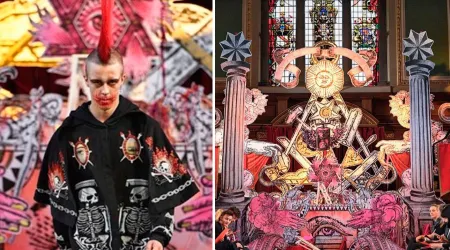 Iglesia anglicana despierta controversia con desfile de modas satánico