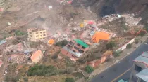 Deslizamiento en Llojeta. Foto: Comunicaciones CEB