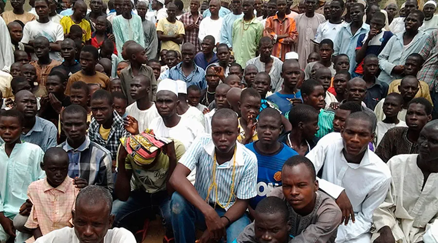 Desplazados en Maiduguri (Nigeria) por violencia de Boko Haram. Foto: Ayuda a la Iglesia Necesitada