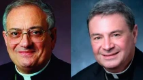 Mons. Nicholas DiMarzio y Mons. Robert J. Brennan. Cru00e9dito: Cortesu00eda