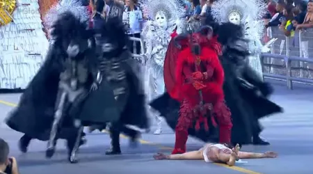 Carnaval de Brasil: Escuela de samba muestra al diablo “venciendo” a Jesús [VIDEO]