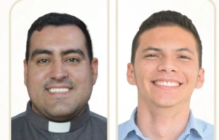 Diu00e1cono Daniel Rengifo Valencia y seminarista Ivu00e1n Andru00e9s Month Pedrozo. Cru00e9dito: Arquidiu00f3cesis de Medellu00edn 