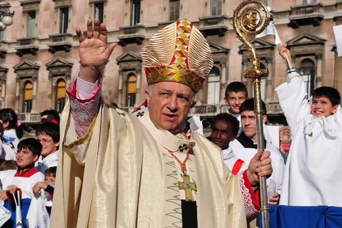 Papa Francisco envía condolencias por muerte de Cardenal que fue Arzobispo de Milán