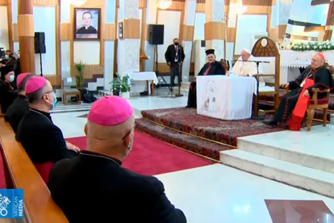 Discurso del Papa Francisco a obispos, sacerdotes, religiosos y religiosas de Irak