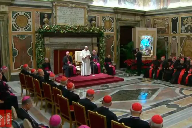 El Papa explica a la Curia Romana cómo debe ser la Navidad