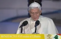 El discurso final del Papa en el Líbano
