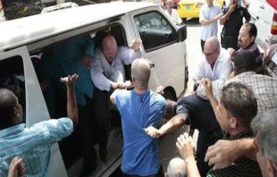 Opositores cubanos son agredidos en Panamu00e1 / Foto: Twitter Cubanet  