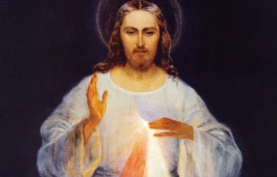 Pintura de la Divina Misericordia Eugeniusz Kazimirowski de 1934. Cru00e9dito de la foto: HistoryIsResearch (CC BY-SA 4.0)  HistoryIsResearch (CC BY-SA 4.0)