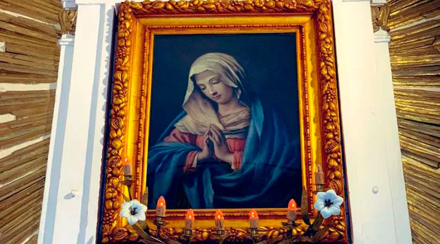 Icono de Nuestra Señora del Divino Amor venerado en Roma. Foto: Dominio público