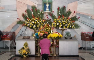 Imagen original del Divino Niu00f1o en iglesia del barrio 20 de Julio, en Bogotu00e1. Foto: David Ramos / ACI Prensa. 