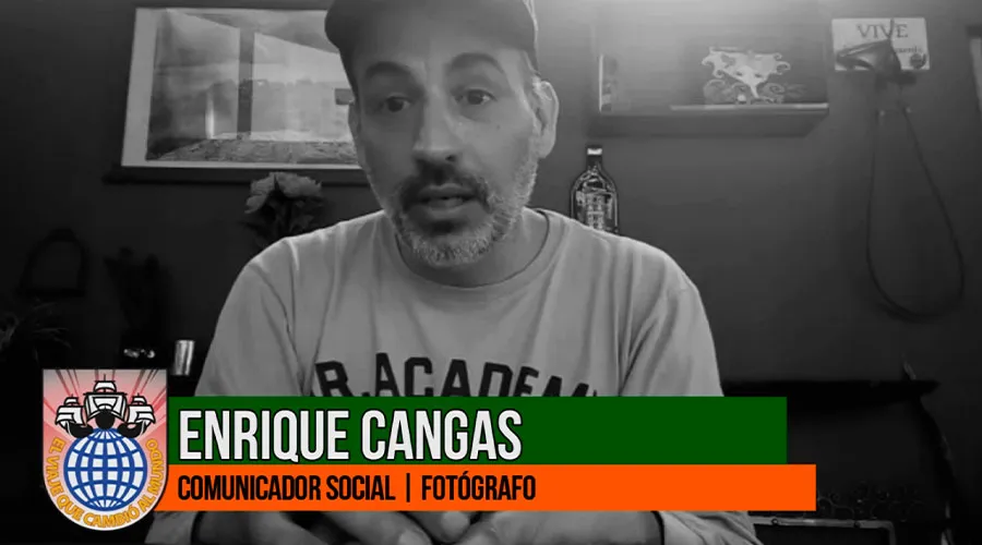 Enrique Cangas, comunicador social y fotógrafo argentino que participó en documental sobre Cristóbal Colón / Crédito: Anunciar Contenidos Latinoamérica