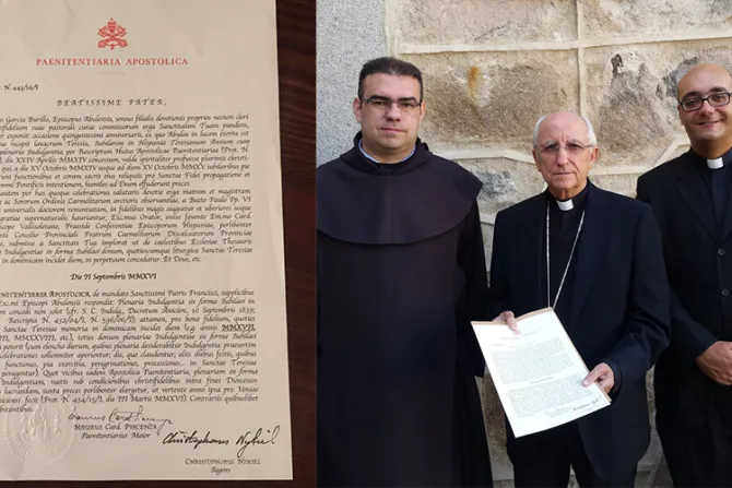 España: Papa Francisco concede a diócesis de Ávila Año Santo Jubilar Teresiano