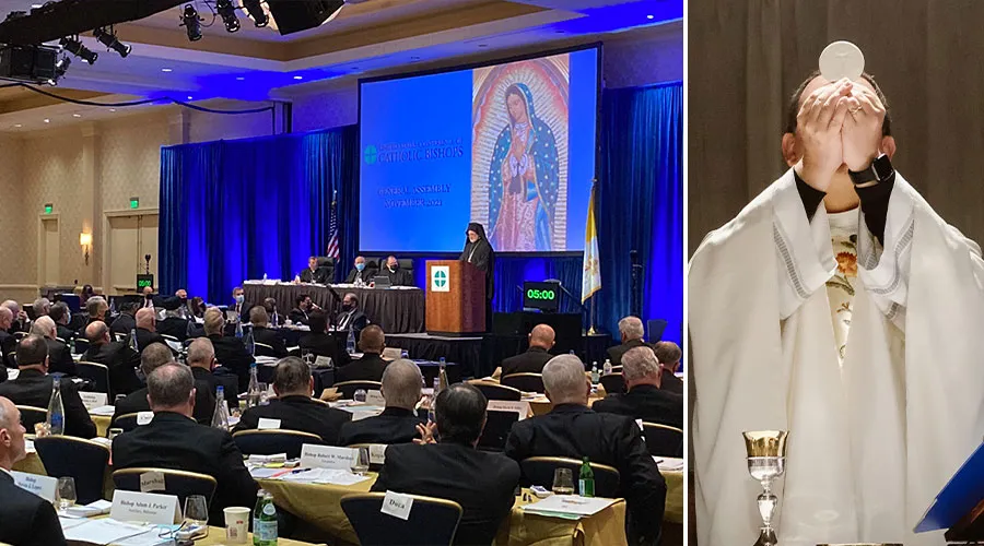 Reunión anual de otoño 2021 de la Conferencia de Obispos Católicos de los Estados Unidos (USCCB) / Crédito: USCCB y Unsplash