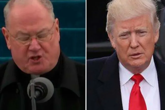 Inauguración del gobierno de Trump: Cardenal Dolan pide a Dios que dé su sabiduría