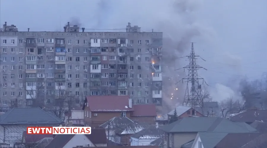 Imagen referencial / Ataque de Rusia en Ucrania. Crédito: EWTN Noticias.