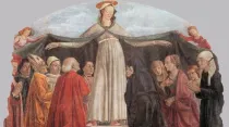 Pintura de la Virgen de la Merced 1472 de Domenico Ghirlandaio. Crédito: Dominio público.