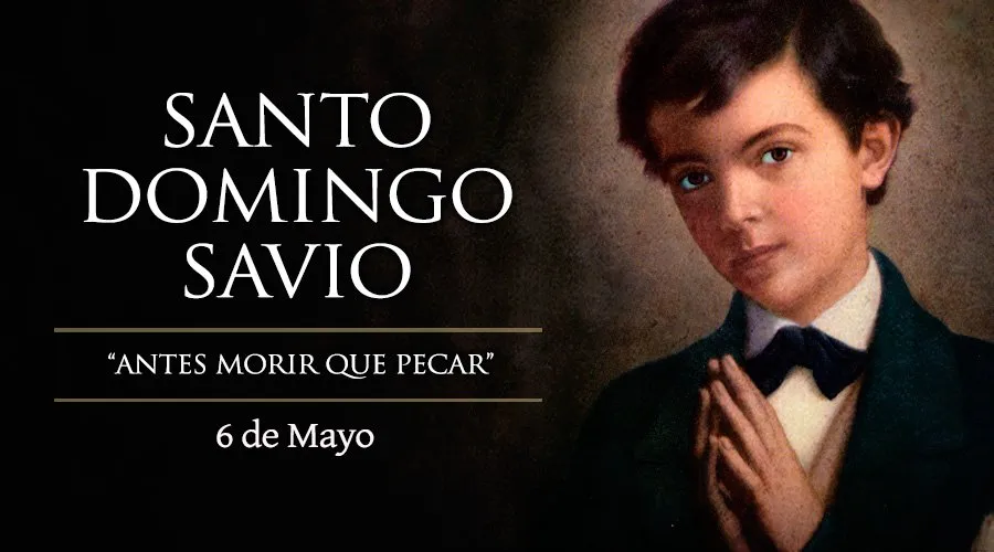 Cada 6 de mayo Iglesia celebra a Santo Domingo Savio, el adolescente patrono de las embarazadas