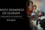 Hoy se celebra a Santo Domingo de Guzmán, que recibió el Rosario de manos de la Virgen