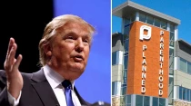 Donald Trump. Foto: Flickr Gage Skidmore (CC BY-SA 2.0) / Clu00ednica de Planned Parenthood. Foto: Fibonacci Blue / Wikipedia.