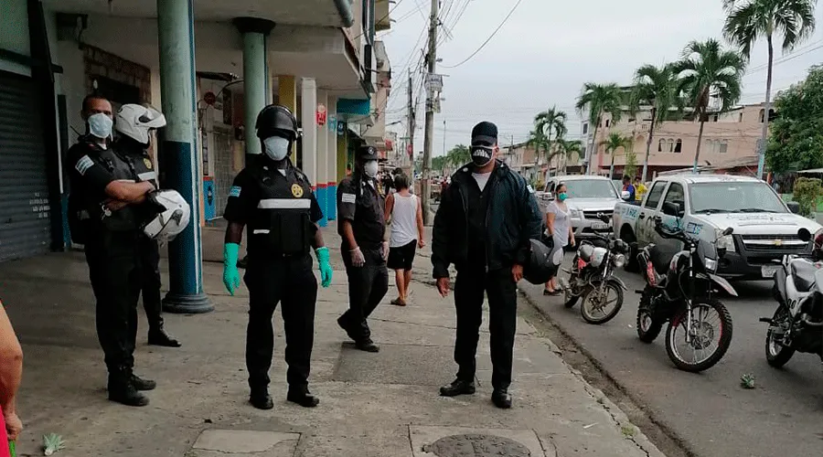 Calles de Guayaquil en medio de la emergencia pandémica / Crédito: Alcaldía Guayaquil @alcaldiagye