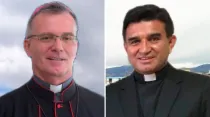 Mons. Antonio Crameri (izquierda) y Mons. Luis Bernardino Núñez Villacís (derecha) / Crédito: Facebook de Iglesia Católica Ecuador