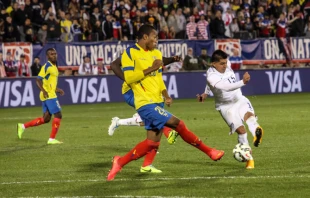 Selecciu00f3n ecuatoriana de fu00fatbol. Cru00e9dito: Shutterstock 